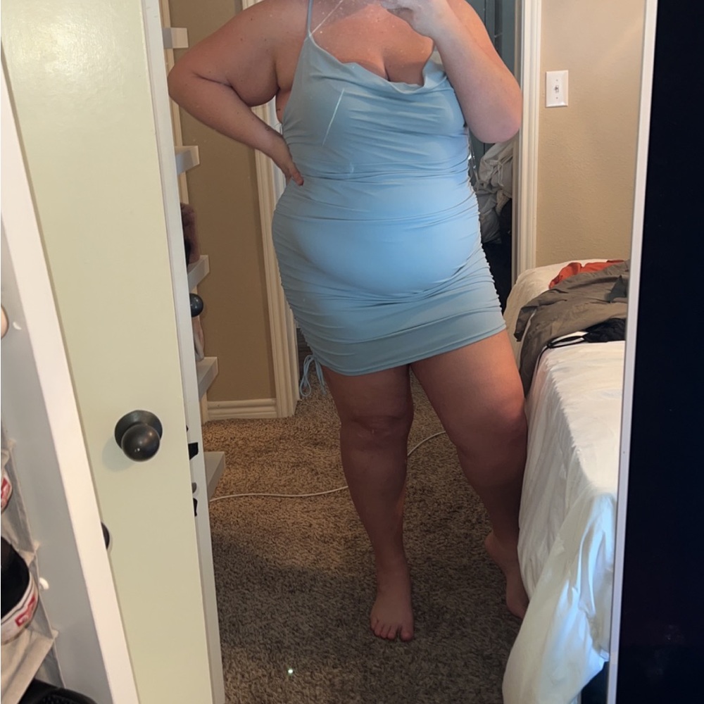 Plus size baby blue dress🩵